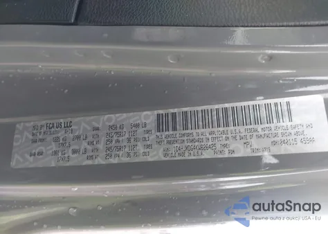 2019 Jeep Wrangler Unlimited Sport S 4X4 z USA, uszkodzony, nr VIN 1C4HJXDG4KW626425